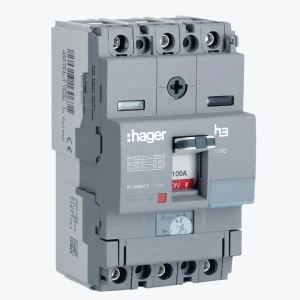 Întreruptor automat Hager 3P 100A 18kA TM HDA100L