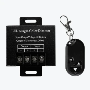 Dimmer pentru banda LED cu telecomanda DC 12-24V, 30A