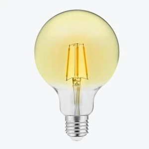 Светодиодная лампа филамент G95 4Вт 300 Лм E27 3000K LD-G95FEV4-30 GTV