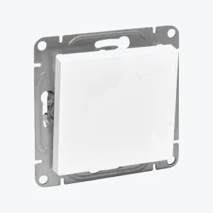 Выключатель одноклавишный проходной белый Epica UP1-SWW-11