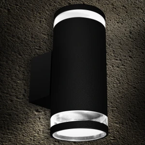 Фасадный светильник max.2x35W GU10 IP44 90x180x132mm черный PL-12622P PANLIGHT
