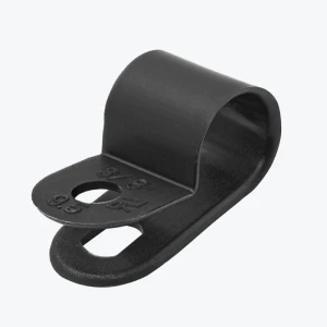Клипса для крепления кабеля ø8.5 mm черная нейлон 100шт. PL