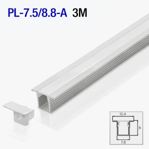 Алюминиевый профиль врезной mikro для светодиодной ленты 3m/set 7.5/8.8mm PL-7.5/8.8-A 3m PANLIGHT