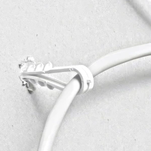 Дюбель хомут UWP6-12 для кабеля 6x10мм 100шт. белый нейлон PL