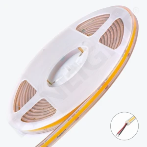 LED лента COB 24V 10W 384 led/m IP67 оранжевый 10mm, 5m PL-COB384-OR-24E PANLIGHT