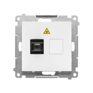 Priza unitara fibra optica SC/APC alba mat TGS1.01/111 SIMON 55