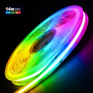 Banda LED COB PL-COBRGB768-24, IP-20, 10mm 24V, 14W/m, RGB, 768led/m, 5m PANLIGHT