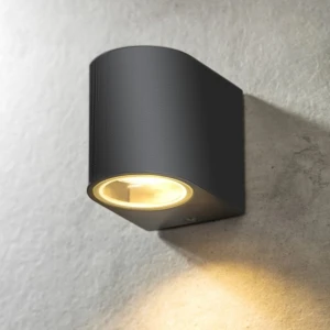 Фасадный светильник max.35W GU10 IP44 68x92x81mm черный PL-12671P PANLIGHT