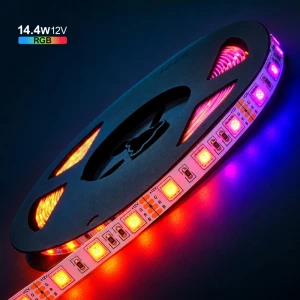 Banda LED PL-5050A-RGB60-12, IP-20,12V,14,4W/m,RGB,60led/m,5m PANLIGHT-thumb-1