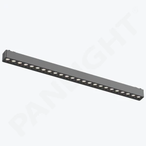 LED liniar grila magnetică negru 24W,4000K,DC48V,445MM PANLIGHT ULTRA SLIM PL-24MTA-BK