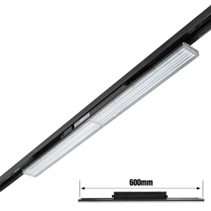 Corp de iluminat track cu LED pe sina 2 fire negru 30W 4000K 600MM PANLIGHT PL-302LTL-BK