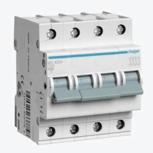 Întreruptor automat Hager 4P 25A 6kA C 4M MC425A