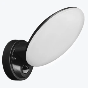 Светодиодный светильник фасадный LED с датчиком движения TERRO 10W 720Lm IP54 4000K черный LD-TER10WBPIR-10
