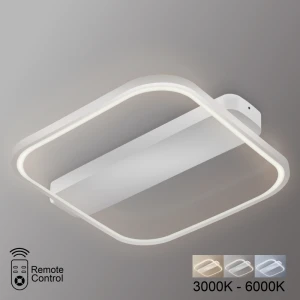 Светодиодная люстра 40W 3000Lm 3000K/4000K/6000K белая PL-21801W