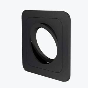 Встраиваемый светильник GU10 квадратный черный 90x90x30mm IP20 PL-23504B