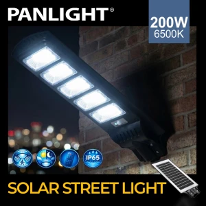 Corp Stradal Solar LED cu Senzor 200W 6500K IP65 20000mAh PL-SLS-B200-CW PANLIGHT