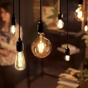 Светодиодная лампа филамент AMBER G95 8W 2200K E27 800 Лм PL-G95AF8WW PANLIGHT