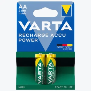 Аккумуляторные батарейки VARTA MIGNON RECHARGEABLE ACCU AA 2100 mAh 2 шт.