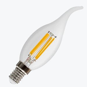 Светодиодная лампа филамент свеча на ветру C35T 7Вт 750 Лм E14 2700K PL-CAT70142 PANLIGHT