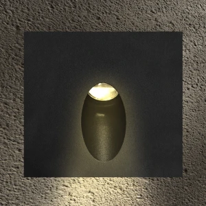 Светильник LED 3W 4000K IP54 для подсветки лестниц и стен черный PL-13121I PANLIGHT