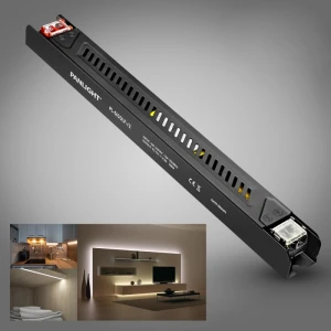 Sursa de alimentare LED SLIM LINEAR negru DC12V 8.3A 100W IP20 PL-S100FL-12 PANLIGHT