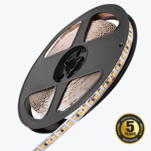 Bandă LED 14.4W 180led/m 24V 2700K 8mm IP20 PANLIGHT 5m PL-PRO2835WW180-24