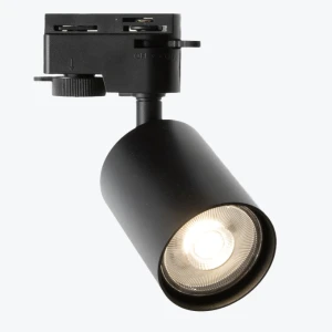 Трековый светильник 1ф ELEMENTAL GU10 55*155 круглый черный OSRAM