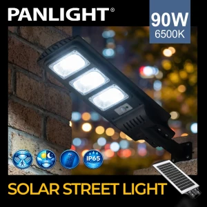 Corp Stradal Solar LED cu Senzor 90W 6500K IP65 10000mAh PL-SLS-B90-CW PANLIGHT