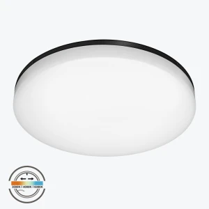 Плафон потолочный LED 24W 3CCT PL-CL24H5Y3CCT-BL 230V IP54 черный 330x50 PANLIGHT