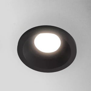 Встраиваемый светильник GU10 круглый черный 82x42mm IP20 PL-23516B