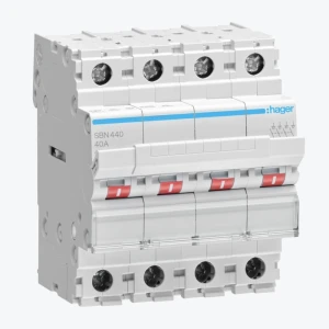 Separator de sarcină Hager 4P 40A 4M SBN440