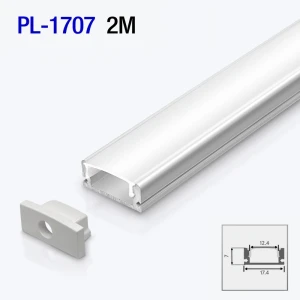 Profil din aluminiu pentru bandă LED exterior 2m/set 17.5*7mm PL-1707 2m PANLIGHT