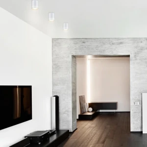 Точечный накладной светодиодный светильник LED 12W 4000K круглый белый 80x95mm PL-2343512W-thumb-3