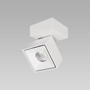 Точечный накладной светодиодный светильник LED 7W 4000K квадратный белый 75x75x84mm PL-23032W-thumb-3