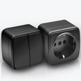 EKF Минск наружная черная IP20