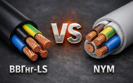 Cablu ВВГнг LS sau NYM – ce să alegi?